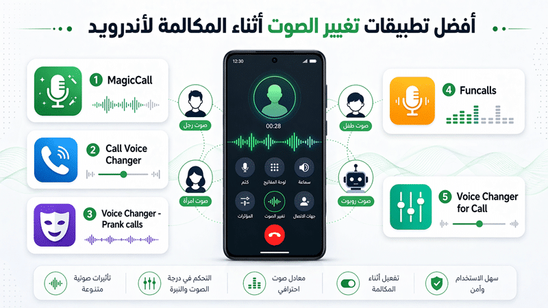 برنامج تغيير الصوت أثناء المكالمة