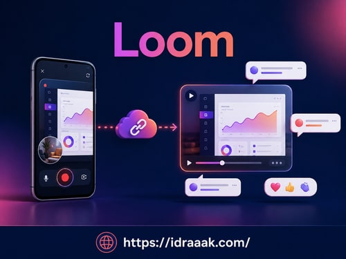تطبيق Loom لتسجيل الشاشة ومشاركة الفيديو عبر رابط مع التعليقات وردود الفريق