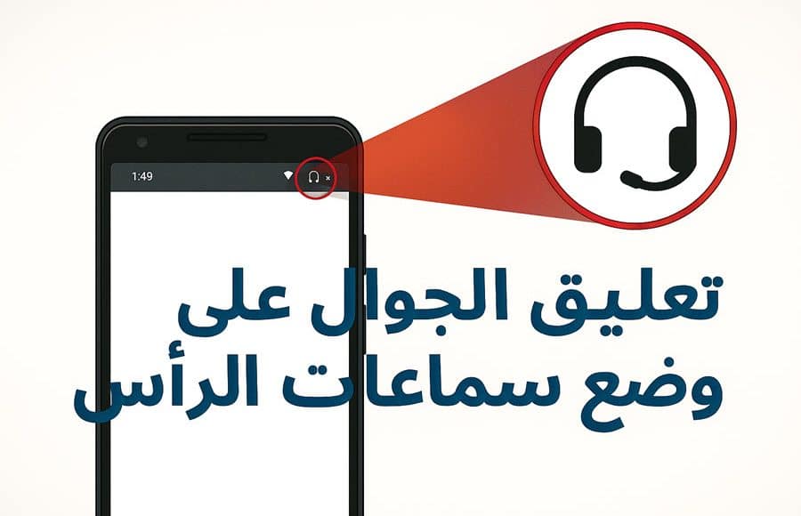 حل مشكلة تعليق الجوال على وضع سماعات الرأس