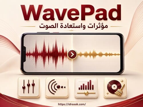 صورة تطبيق WavePad ضمن أفضل برامج تعديل الصوت للاندرويد لإضافة المؤثرات وتحسين جودة التسجيلات.