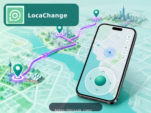 برنامج LocaChange لتغيير إحداثيات GPS على الايفون وإنشاء مسار متعدد النقاط.